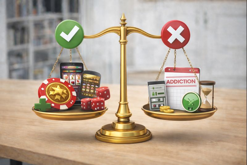 Zalety i wady kasyn online - bilans korzyści i ryzyk